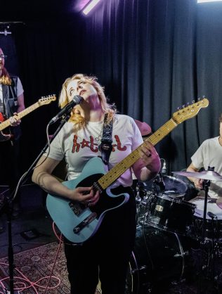 SPRINTS performing at Rough Trade Nottingham