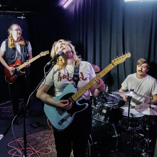 SPRINTS performing at Rough Trade Nottingham